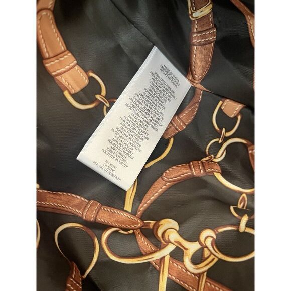 Lauren Ralph Lauren XL Green Puffer Jacket Long Coat Goose Down New with FLAW - Picture 8 of 11